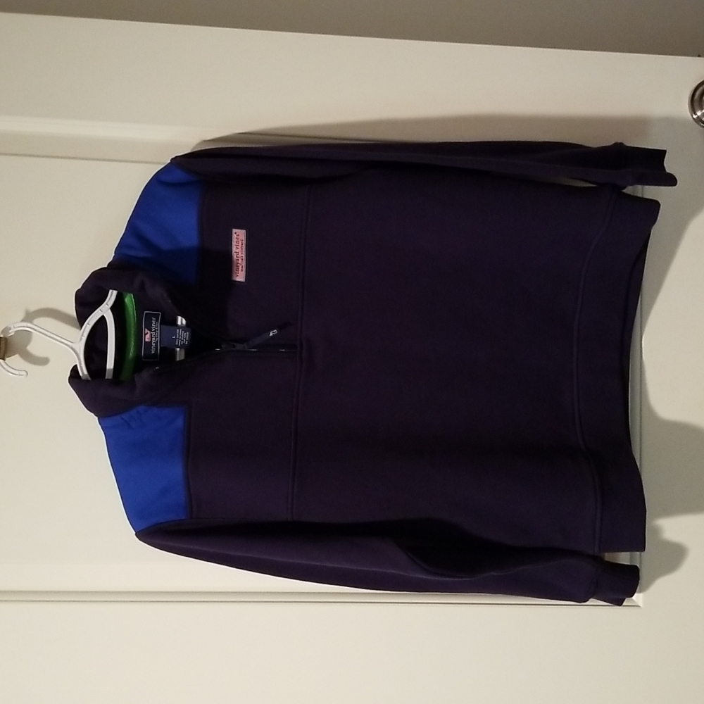 Vineyard Vines Boys Large Quarter zip Shep Shirt